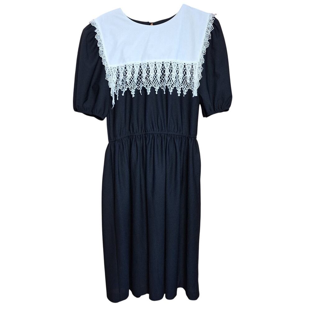 Vintage good times Wednesday adams dress USA made Halloween costume cosplay goth